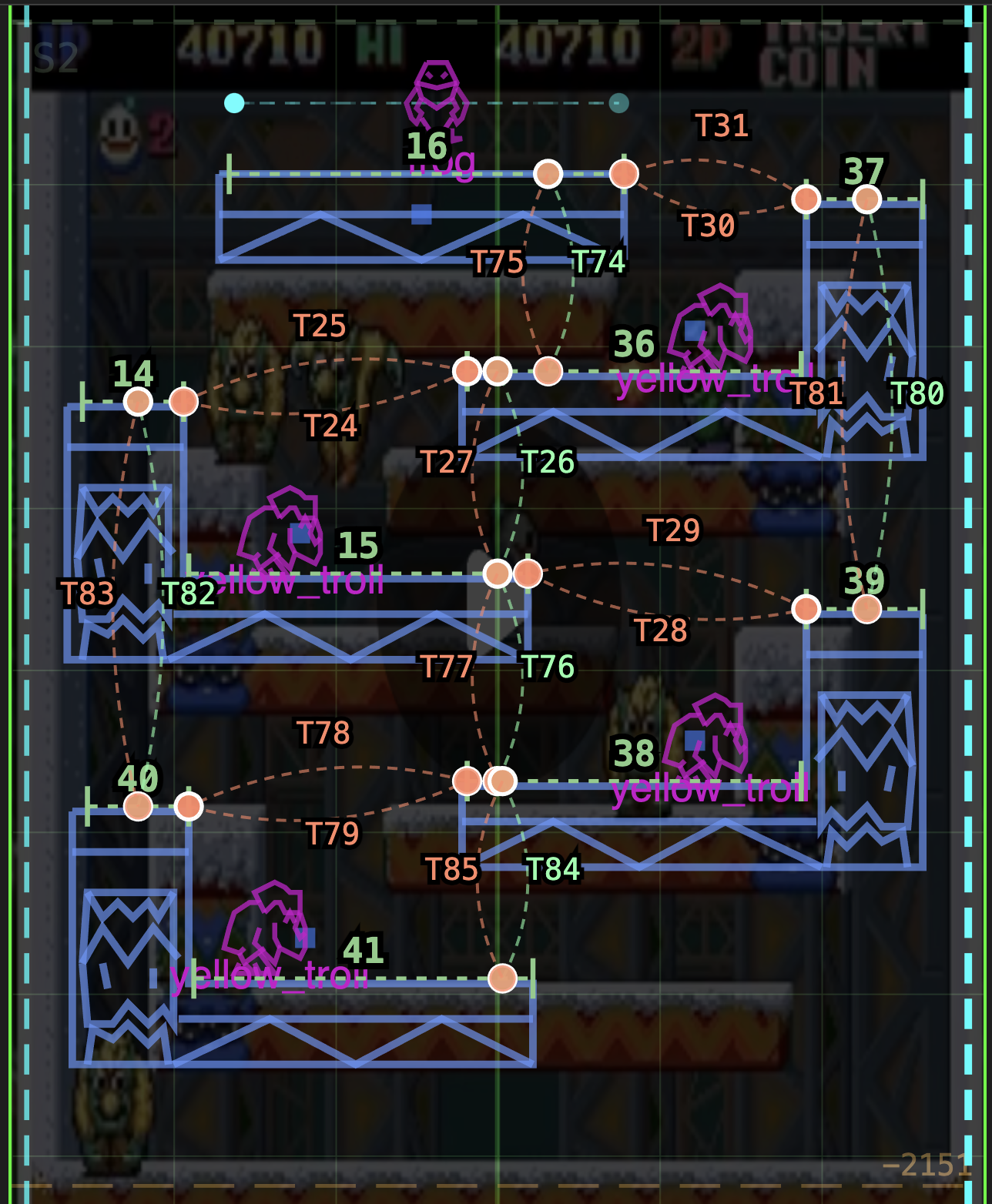 Canvas showing cyan left and right scroll limit lines